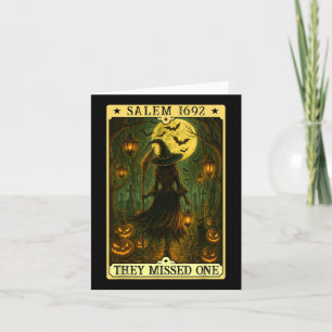 Salem 1692 Halloween sie vermissten ein Tarot C Karte
