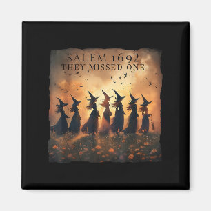 Salem 1692 Halloween sie vermissten ein Tarot C Magnet