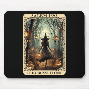 Salem 1692 Halloween sie vermissten ein Tarot C Mousepad