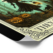 Salem 1692 Halloween sie vermissten ein Tarot C Poster (Ecke)