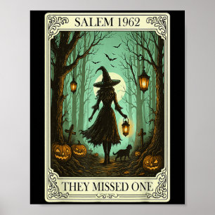 Salem 1692 Halloween sie vermissten ein Tarot C Poster