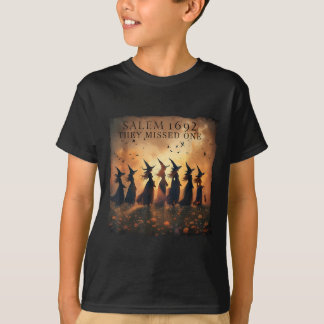 Salem 1692 Halloween sie vermissten ein Tarot C T-Shirt