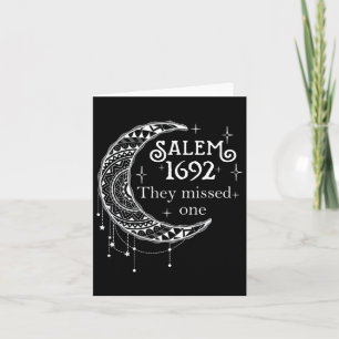 Salem 1692 sie vermissten eins - Salem Hexe 1692 H Karte