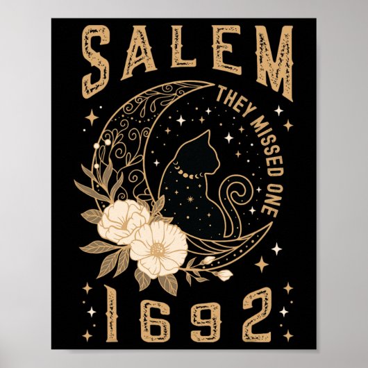 Salem 1692 sie verpassten eine Hexenmeisterschaft Poster (Vorne)