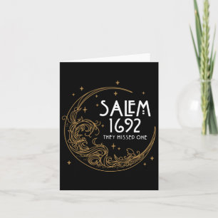 Salem 1692 vermissten sie ein Halloween-Kostüm 1 Karte