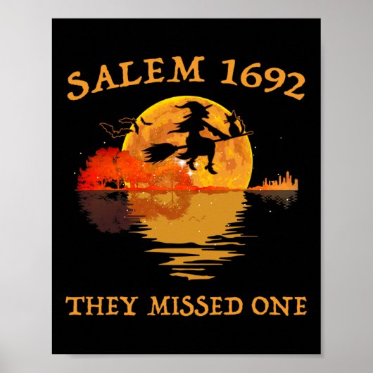 Salem 1692 verpasste eine Hexenmeistersaal Poster (Vorne)