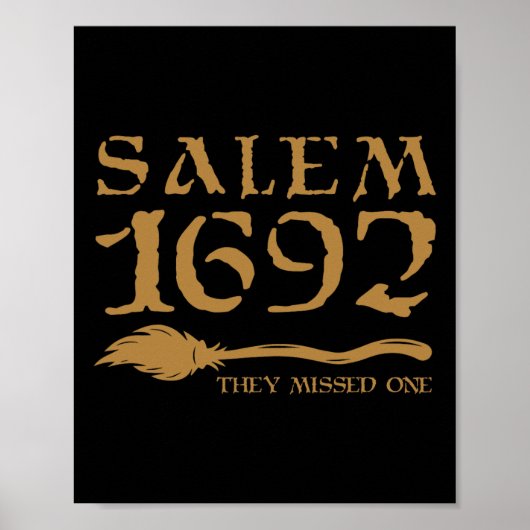Salem 1692 verpassten sie ein HexenkHalloween 8 Poster (Vorne)