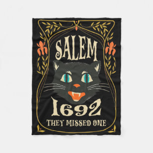 Salem 1692 verpassten sie ein HexenkHalloween Fleecedecke