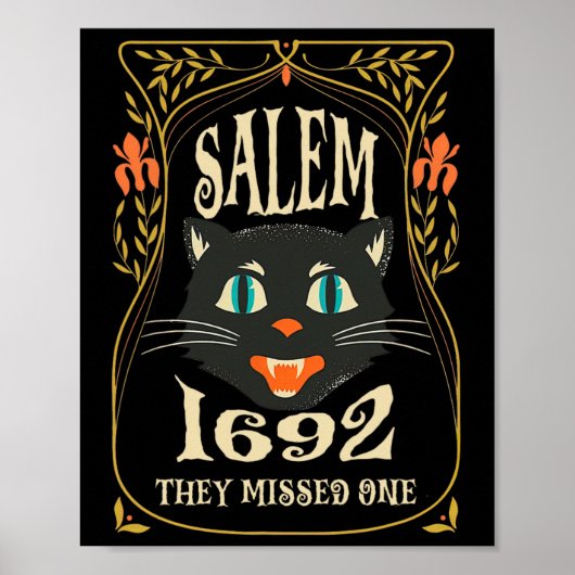 Salem 1692 verpassten sie ein HexenkHalloween Poster (Vorne)