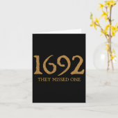 Salem 1692 verpassten sie ein Hexenkostüm Karte (Gelbe Blume)