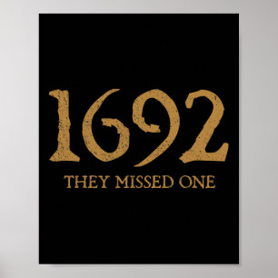 Salem 1692 verpassten sie ein Hexenkostüm Poster