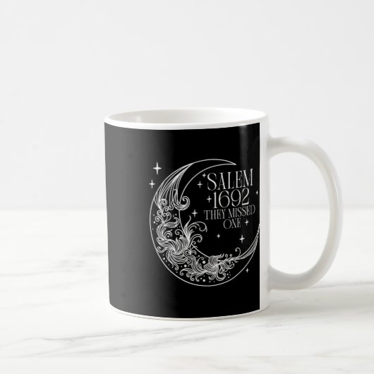 Salem 1692 verpassten sie eine Hexe Halloween 5 Kaffeetasse (Rechts)
