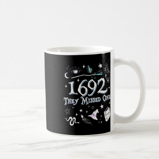 Salem 1692 verpassten sie einen Hexenhals-Trick O Kaffeetasse (Rechts)