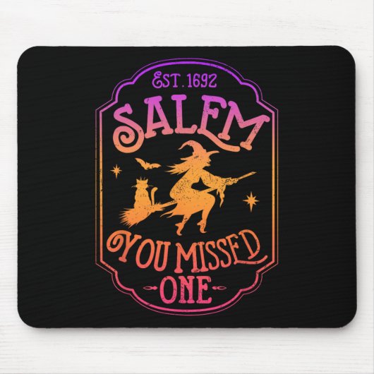 Salem 1692 verpassten sie einen Hexenhals-Trick O Mousepad (Vorne)