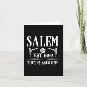 Salem 1692 verpassten sie einen zu Hexenhals Karte