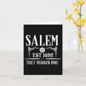 Salem 1692 verpassten sie einen zu Hexenhals Karte (Gelbe Blume)