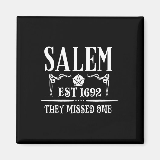 Salem 1692 verpassten sie einen zu Hexenhals Magnet (Vorne)