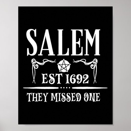 Salem 1692 verpassten sie einen zu Hexenhals Poster (Vorne)