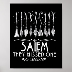 Salem 1692 verpassten sie eins zu Halloween Poster