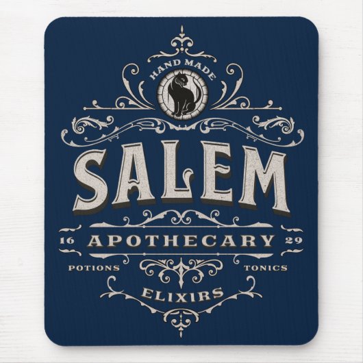 Salem Apothecary Witchcraft Magic Elixirs Mousepad (Vorne)