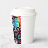 Salem beschriftet Kaffeepapiertasse Pappbecher (Links)