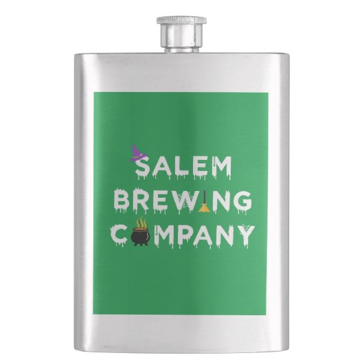 Salem Brewing Company White Flachmann (Vorderseite)