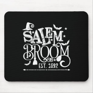 Salem Broom Co Est 1692 Fun Halloween Hexenspiel S Mousepad
