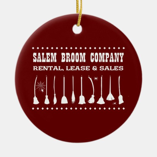 SALEM BROOM FIRMA KERAMIK ORNAMENT (Vorne)
