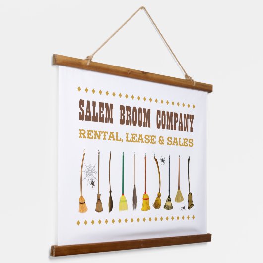 SALEM BROOM FIRMA WANDTEPPICH MIT HOLZRAHMEN (Gewinkelt)