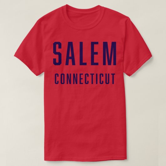 Salem Connecticut TShirt (Design vorne)