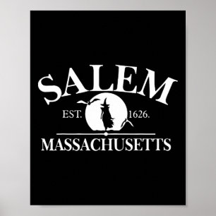 Salem Die Stadt der Hexen Machusetts Ma Vintag Poster