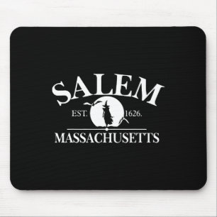 Salem Die Stadt Der Hexen Machusetts Ma Vintage Mousepad