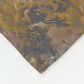 Salem Frösche Handbemalt Fleecedecke (Ecke)