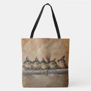 Salem Frösche Handbemalt Tasche