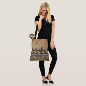 Salem Frösche Handbemalt Tasche (Am Model)