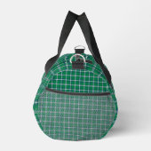 Salem Green and White Plaid Duffle Bag (Rechts)