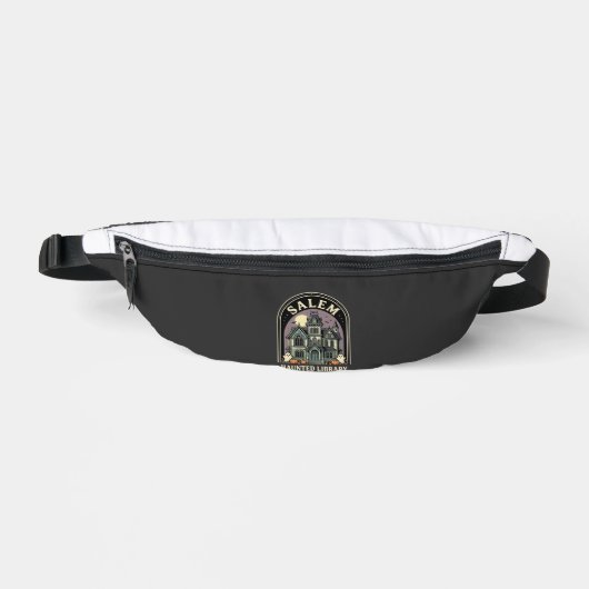Salem Haunted Library Halloween Design_1 Bauchtasche (Vorderseite)
