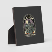Salem Haunted Library Halloween Design_1 Fotoplatte (Vorderseite)
