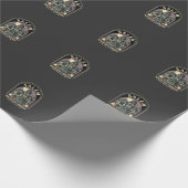 Salem Haunted Library Halloween Design_1 Geschenkpapier (Ecke)