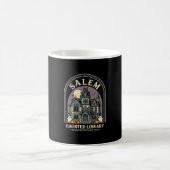 Salem Haunted Library Halloween Design_1 Kaffeetasse (Mittel)