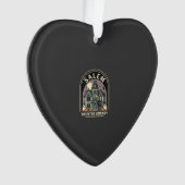 Salem Haunted Library Halloween Design_1 Ornament (Vorderseite)