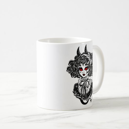 Salem Hexch | Frohe Halloween Kaffeetasse (VorderseiteRechts)