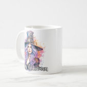 Salem Hexch | Frohe Halloween Kaffeetasse (Vorderseite Links)