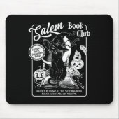 Salem Hexe Book Club Bookro Halloween Blac Mousepad (Vorne)