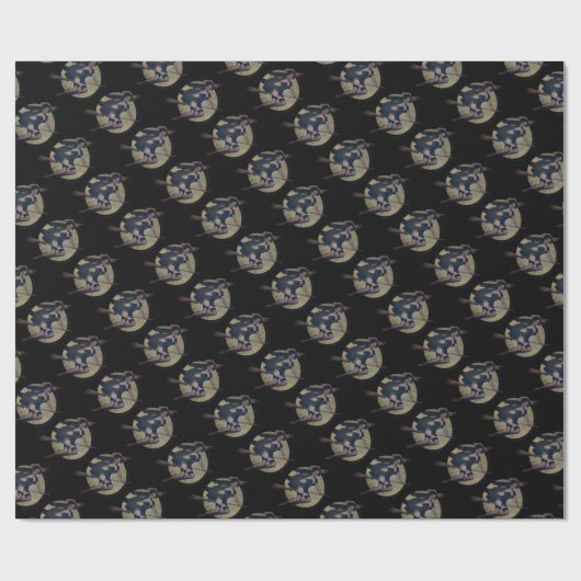 Salem-Hexe Geschenkpapier (Flach)