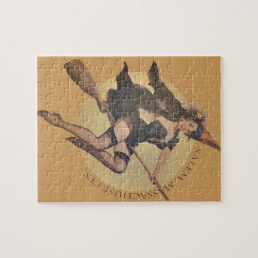 Salem-Hexe Puzzle (Horizontal)