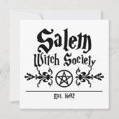 Salem Hexe Society Card Karte (Vorderseite)