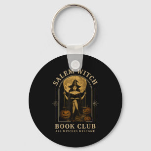 Salem Hexen Buchclub Buchliebhaber Halloween Vollm Schlüsselanhänger