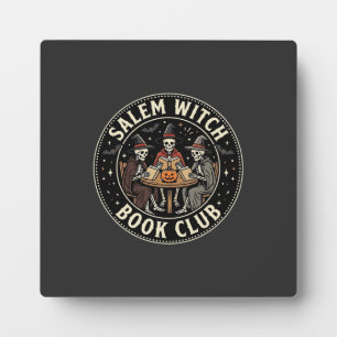 Salem Hexen Buchclub Halloween Skelett Design_1 Fotoplatte