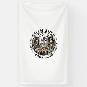 Salem Hexen Buchclub Vintage Skelett Halloween S Banner